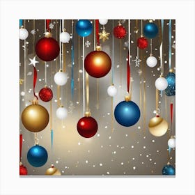 Christmas Background 32 Canvas Print