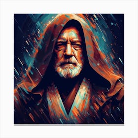 Obi Wan Kenobi Alec Guiness Cosmic Star Wars Art Print Canvas Print