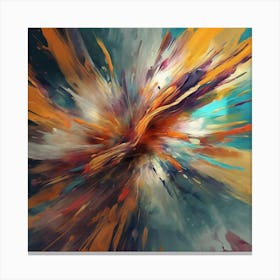 Abstract Explosion Canvas Print