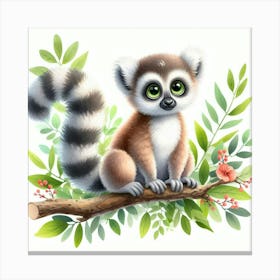 Lemur 4 Canvas Print