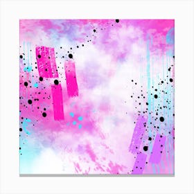 Abstract Explosion 2 Square Canvas Print