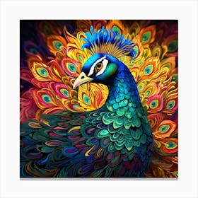 Peacock Canvas Print