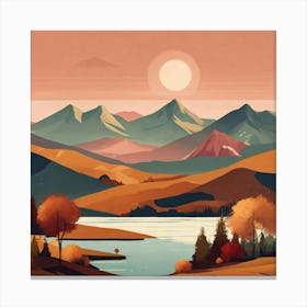 Autumn Landscape 8 Canvas Print