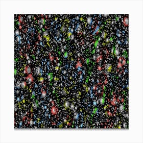 Illustration Universe Star Planet Canvas Print