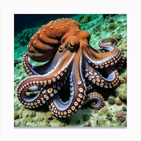 Octopus 26 Canvas Print