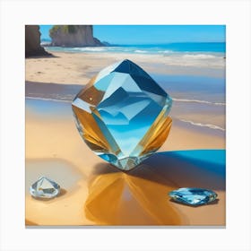 Diamonds On The Beach Canvas Print