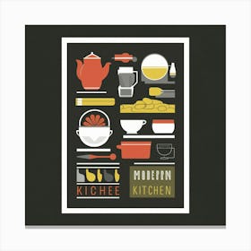 Modern Kitchen 3 Canvas Print