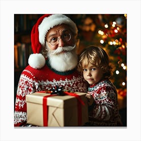 Christmas Father6 Canvas Print