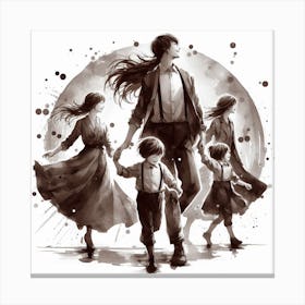 Family Portrait Canvas Print