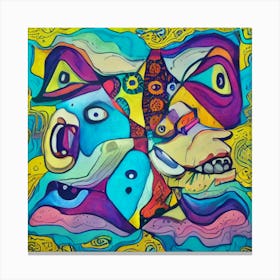 Psychedelic Painting Canvas Print