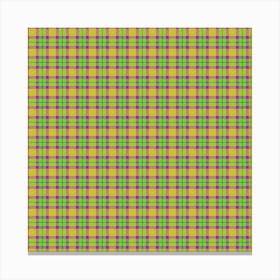 Plaid Fabric 106 Canvas Print