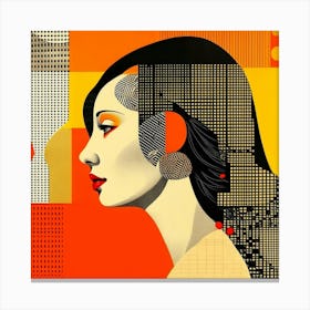 Asian Woman Canvas Print