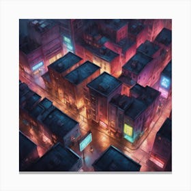 Cityscape 4 Canvas Print