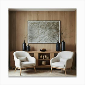 Modern Living Room 79 Canvas Print