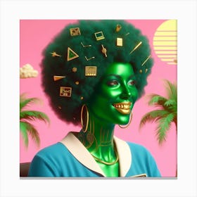 Afro-Futurism Canvas Print