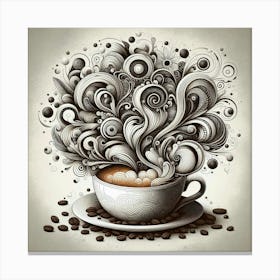 Coffee Cup 74 Canvas Print