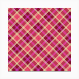 Plaid Pattern 17 Canvas Print