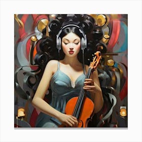 'The Violinist' Canvas Print