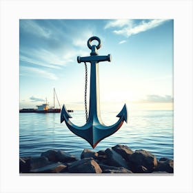 Anchor Stock Videos & Royalty-Free Footage Canvas Print