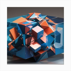 Cubes Canvas Print