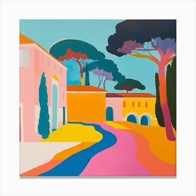 Abstract Park Collection Villa Doria Pamphili Rome 3 Canvas Print