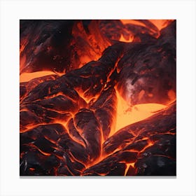 Lava liquid 1 Canvas Print