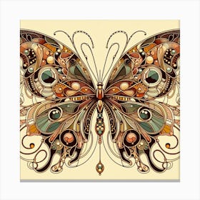 Psychedelic Butterfly Canvas Print