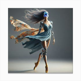 Robot Dancer Canvas Print