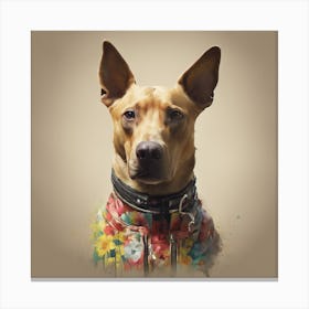 Dog Portrait 4 Canvas Print