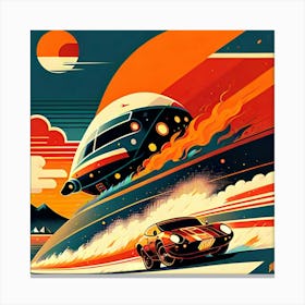 Space Race Canvas Print