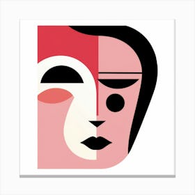 Face Of A Woman 15 Canvas Print