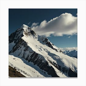 Snowy Mountain 1 Canvas Print