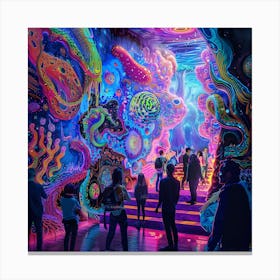 Psychedelic Dreamscape 1 Canvas Print