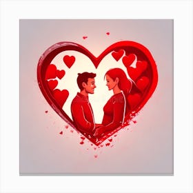 Valentine'S Day 3 Canvas Print
