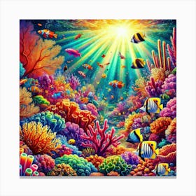Under The Sea 2 Canvas Print