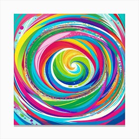 Abstract Swirl 1 Canvas Print