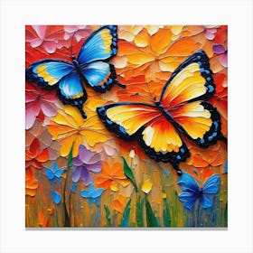 Butterfly Painting 54 Canvas Print