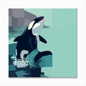 Orca Whale 1 Canvas Print