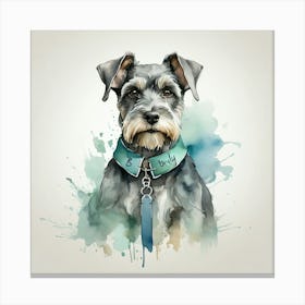 Schnauzer 3 Canvas Print