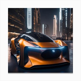 Futuristic Car 5 Canvas Print