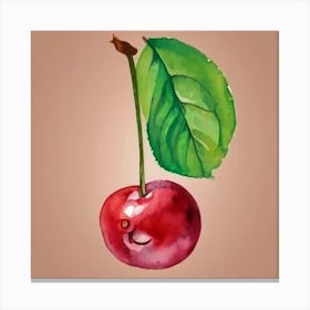 Happy Cherry Canvas Print