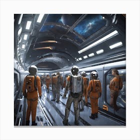 Space Station 100 Canvas Print