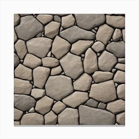 Stone Wall 104 Canvas Print