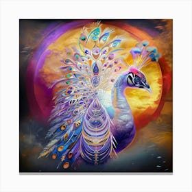 Peacock 11 Canvas Print