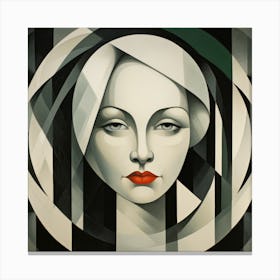 Geometric Polish Woman 03 Canvas Print