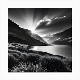 Black And White Photograph Canvas Print