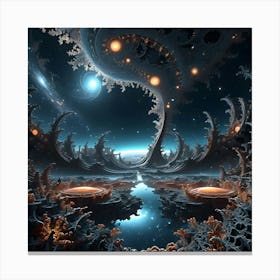 In The Middle Of A Fractal Universe 16 Canvas Print