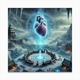 The Frozen Heart Canvas Print