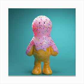 Donut Man Canvas Print