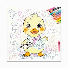 Doctor Duck Canvas Print